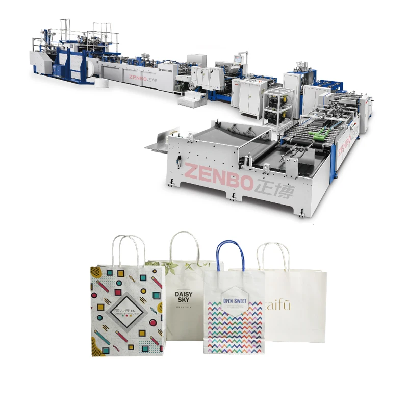 eco friendly paper bag making machine to customize bags