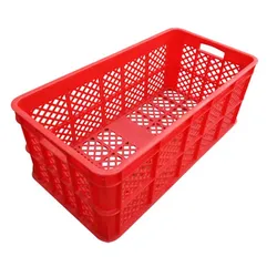 self-stackable plastic crate multi-purpose crate mushroom crate