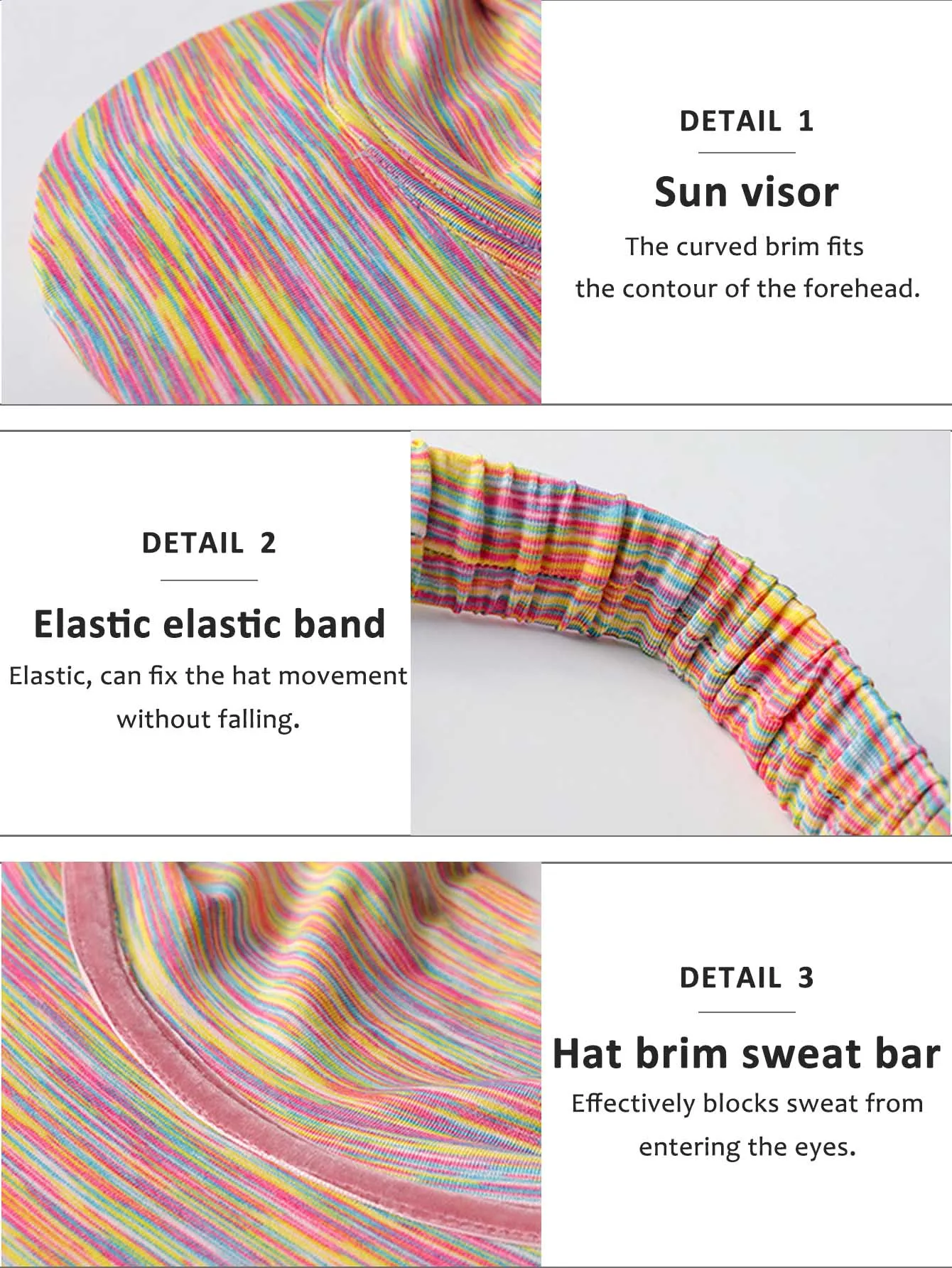 Wholesale Outdoor Sport Sun Visor Hat UV Protection Custom Quick Dry Visor Golf hat