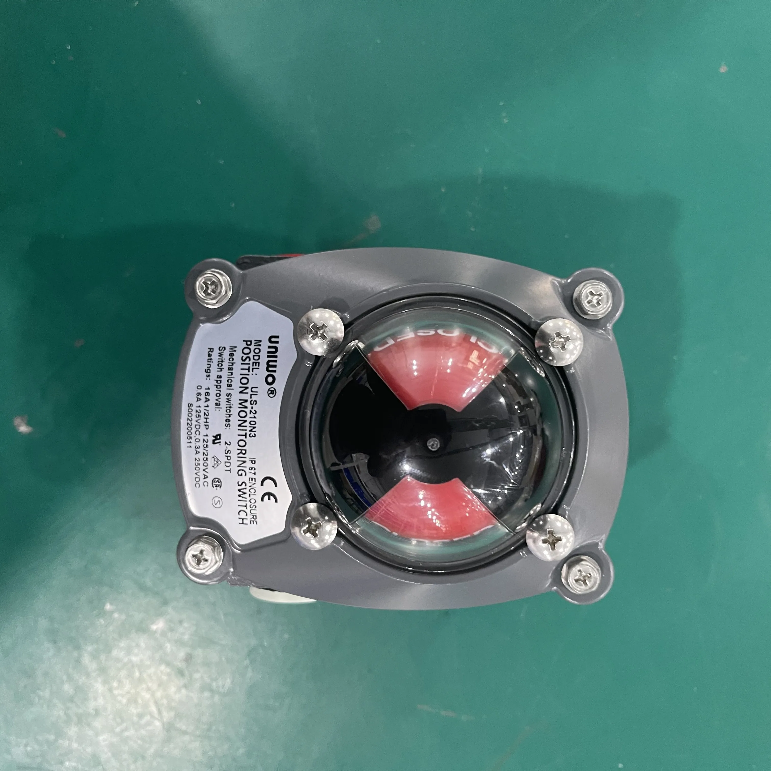 Explosion proof valve position indicator pneumatic limit switch box mechanical valve switch