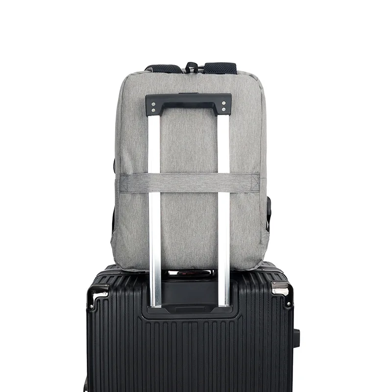 Water Resistant Airline Approved Business Work Bag 15.6 Inch Laptop Backpack for Men with USB charging Port