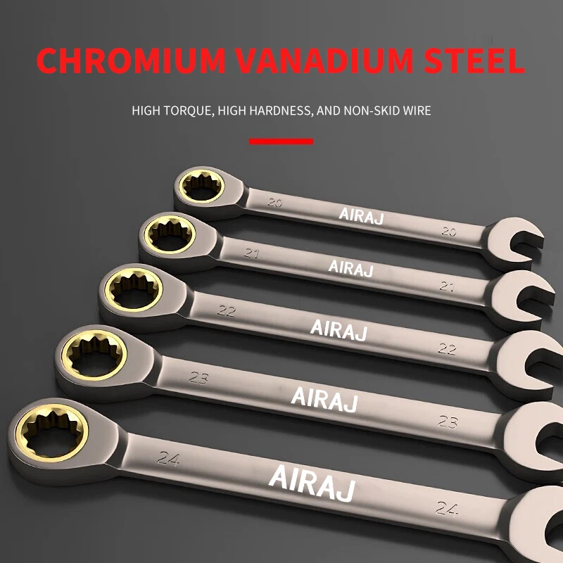 High-quality wrench set combined ratchet wrench open torque ratchet wrench
