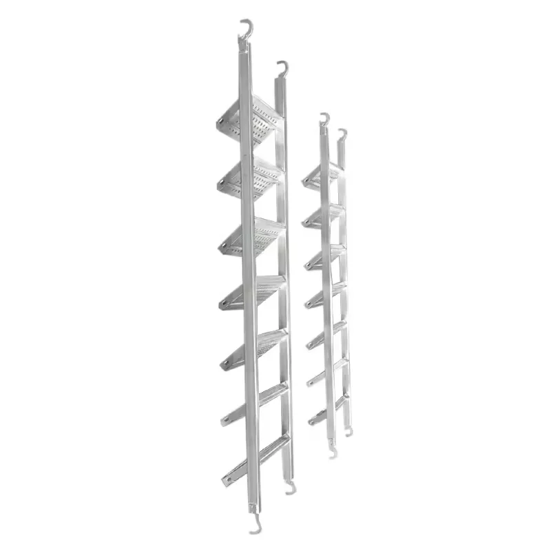 Scaffolding System Steel Stair Case Galvanized Scaffolding Ladder Beam Steel Step Ladder with Hook