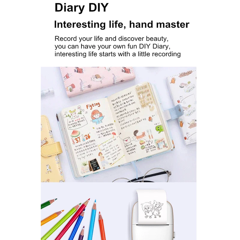 Детский мгновенный термопринтер черная и белая печать поддержка BT соединение поддержка международной настройки