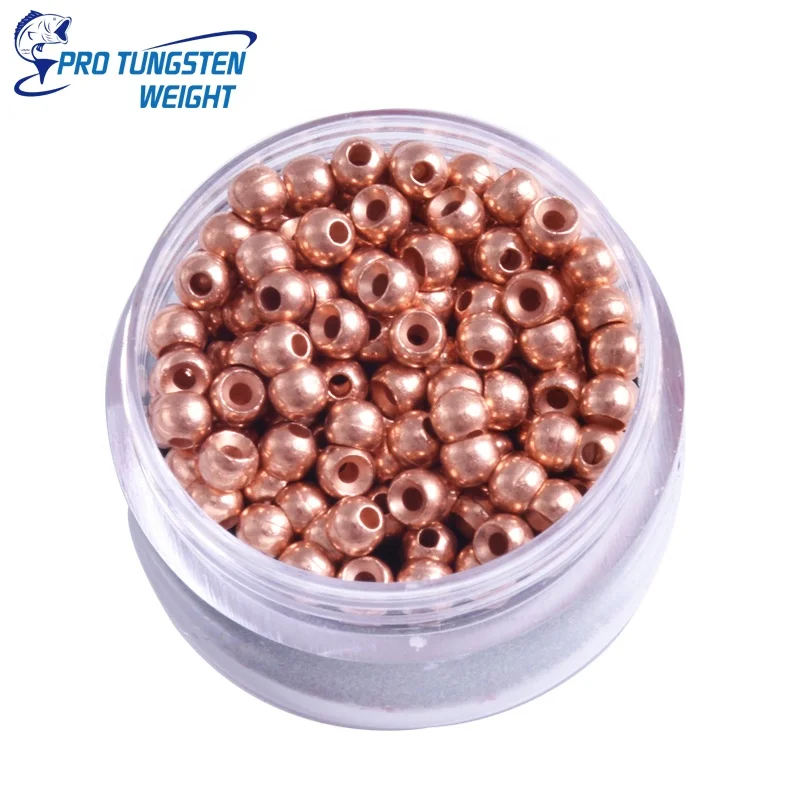 1.5-6.4mm Fly Tying Tungsten Beads Round Nymph Head Ball Fly Tying Material