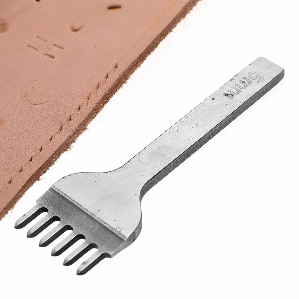 Инструменты для работы с кожей 3/4/5/6 мм Дыроколы инструменты пробивки кожи 1 + 2 4 6 Зубцов набор инструментов