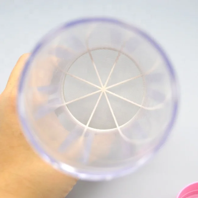 
Baking Tools Plastic Fine Mesh Size Cup Sifter Suger Flour Sieve 