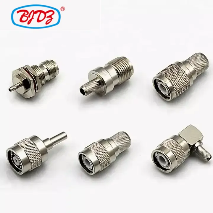 TNC male female clamp for 5D-FB LMR200 LMR195 RG223 RG58 RG303 RG142 RG214 RG8 RG213 LMR400 H1000 7DFB 8DFB RF Coaxial connector