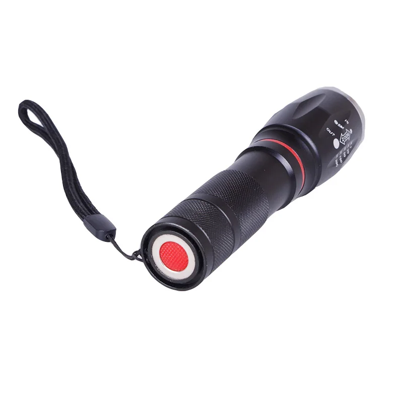 Portable Cob T6 Led Battery Powered Led Tactical Flashlight With Zoom Magnet Waterproof Led Torch Light For Security Guard