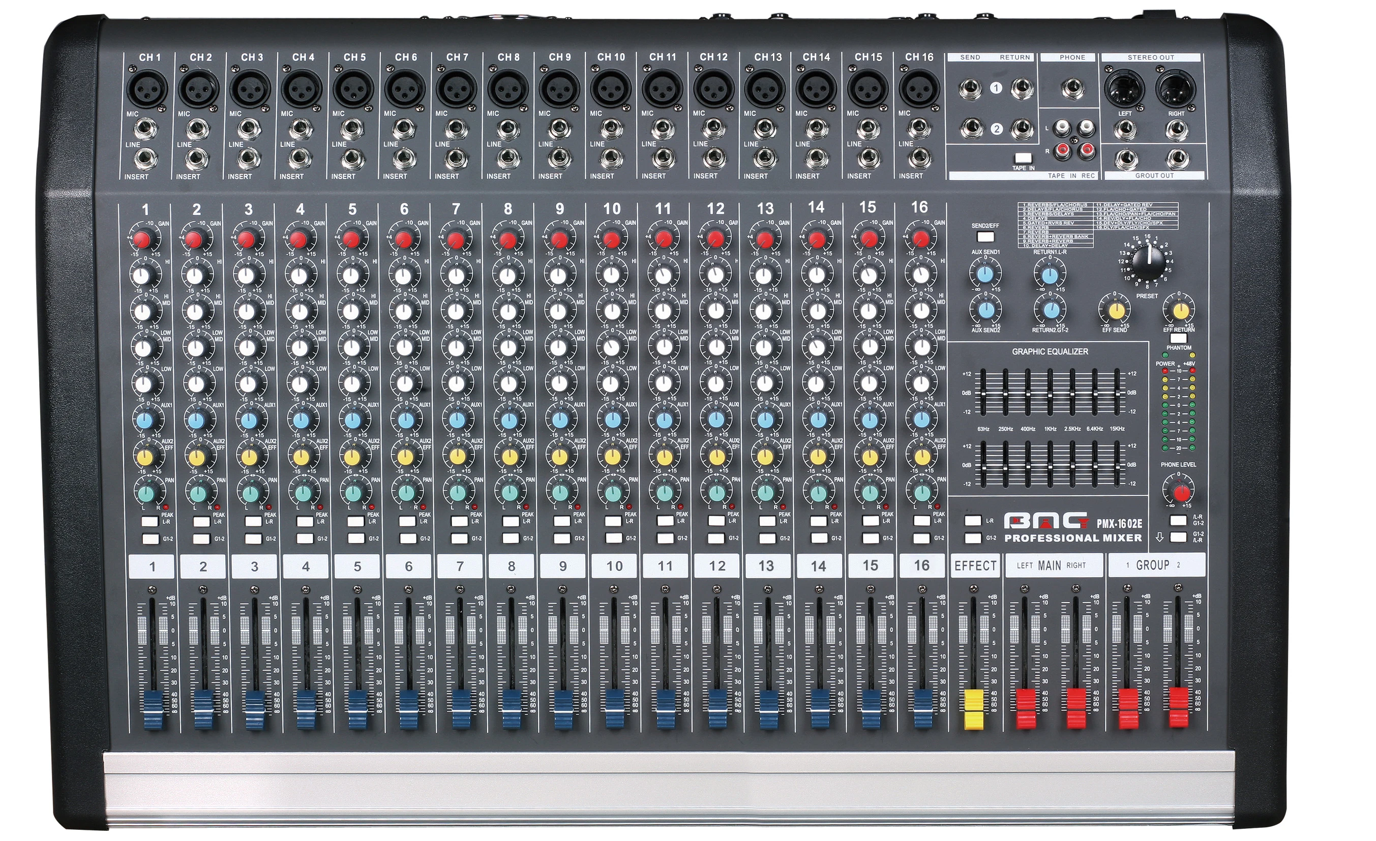 PMX-602E PMX-802E PMX-1202E PMX-1602E home sound audio mixer audio mixer pmx 8