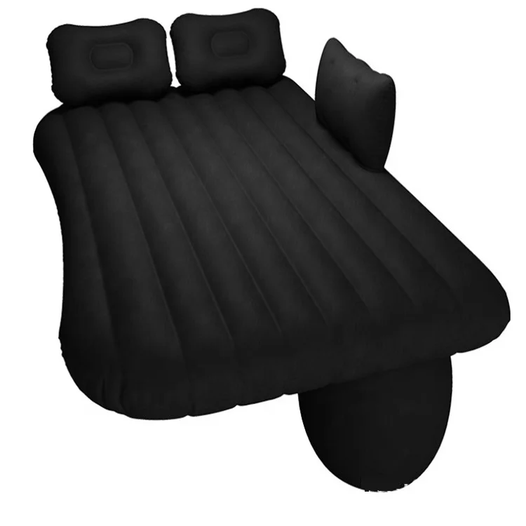 New hot sell PVC flocking inflatable mattress car air bed car air mattress for back seat camping travelling mattress