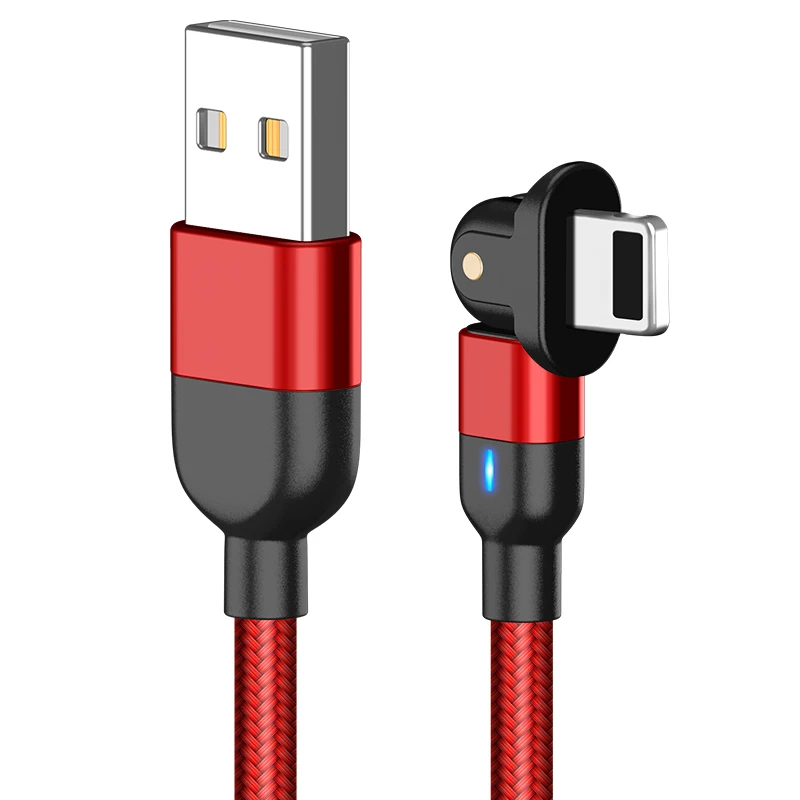 
3A Fast Charging Magnetic Data Transfer Cable magnetic type-c cable 180 bending usb c port with 3 heads 