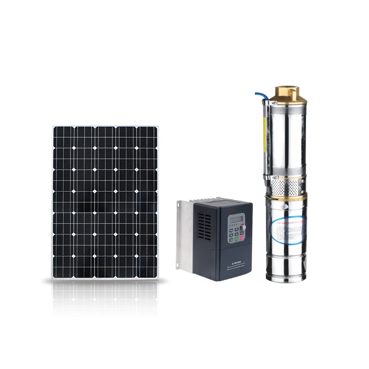 Electric AC portable high pressure  solar water pump 1Hp manufacturer for deep well