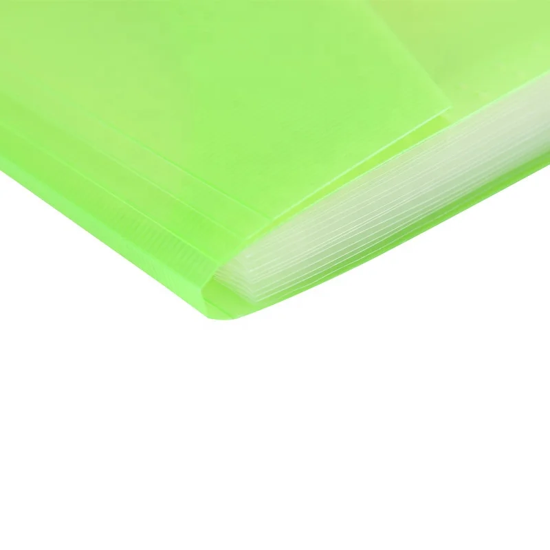 
Wallet Foldable Paper Expending A5 Plastic with Button Expanding File Folder 