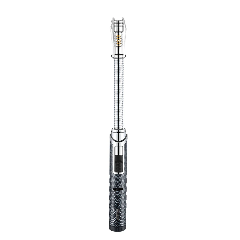 Blue Jet Flame Torch Lighter Long Flexible Windproof Gas for Kitchen Camping Bbq