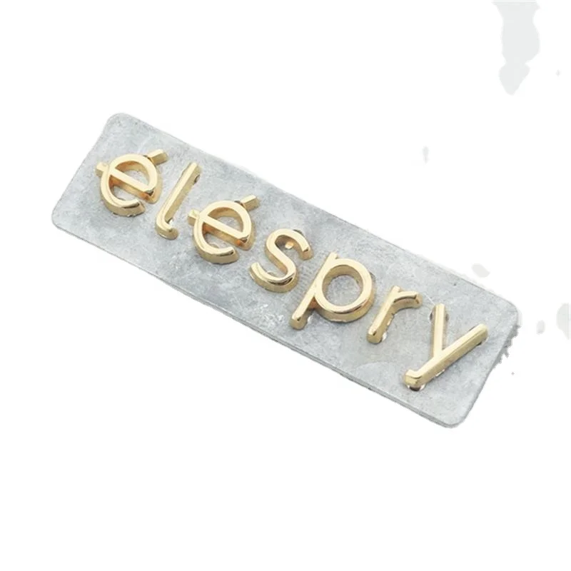 Logo Plate Engraved Metal Plates For Handbags Chinese Supplier Stainless Steel Metal Logo For Handbags