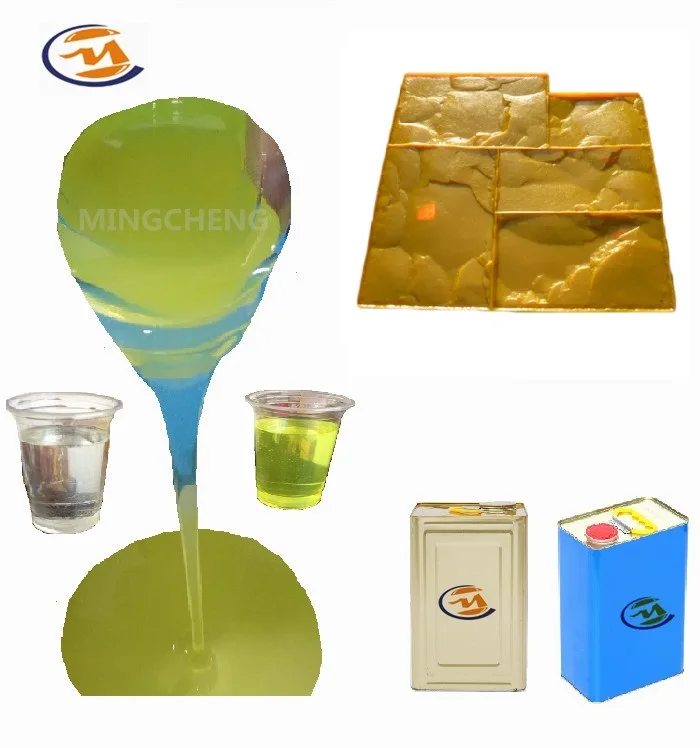 80 Shore A Liquid Polyurethane Rubber for Concrete Stamping Mat