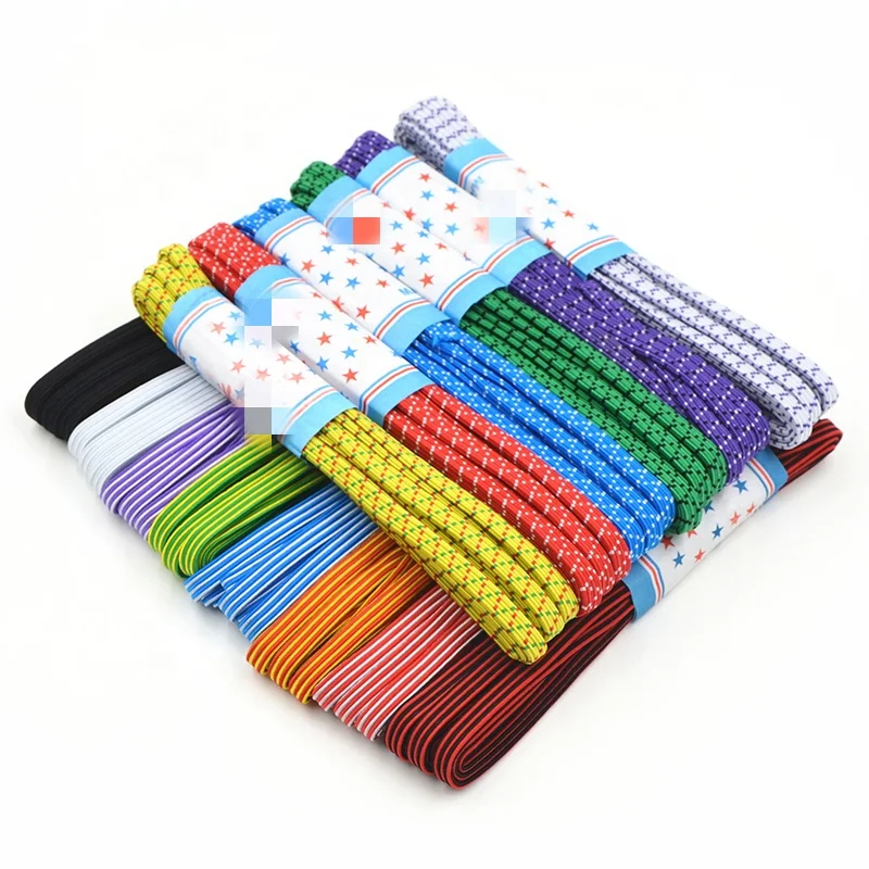 Spool Packing Braided White and Black Color Bungee Shock Cord Elastic Rope/string All Kinds of Sports 1mm-15mm Coated