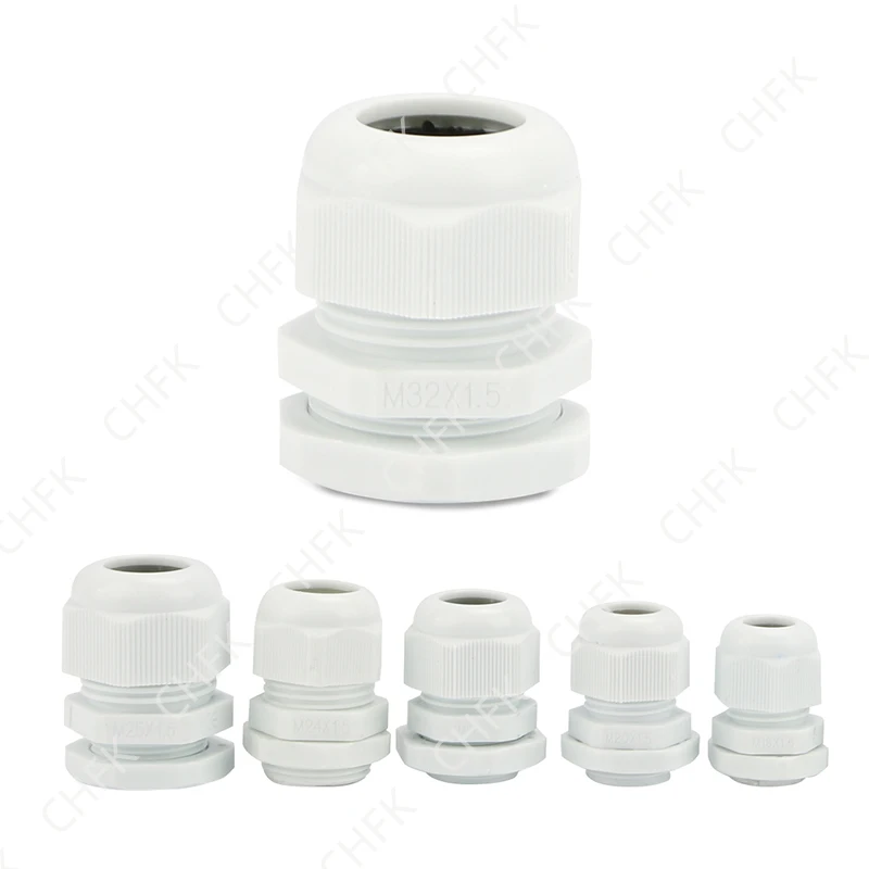 High grade waterproof electrical connections PG7-63 plastic nylon cable gland