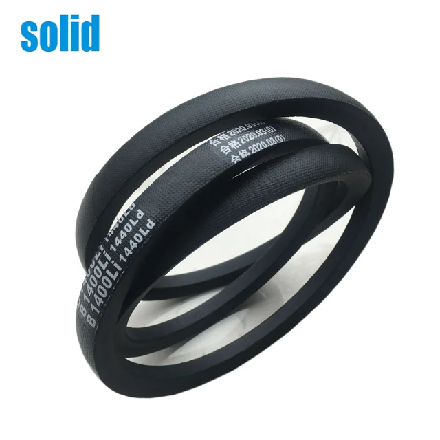 wedge standard wrapped rubber V belt B1400Li high quality solid brand