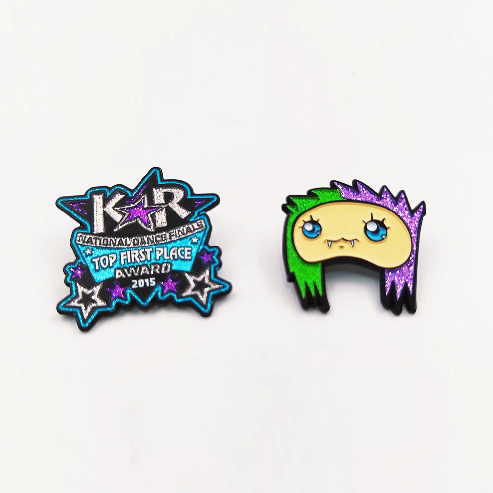 Enamel pin manufacturer factory wholesale supplier hard/soft horror enamel pin custom metal anime pin button badge no minimum