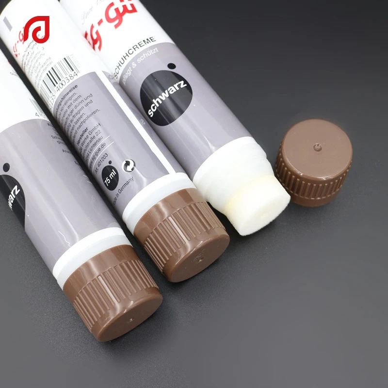 50ml 60ml 70ml Soft Plastic Tube with Shoe Polish Sponge Applicator for Liquid Glue with Sponge Head