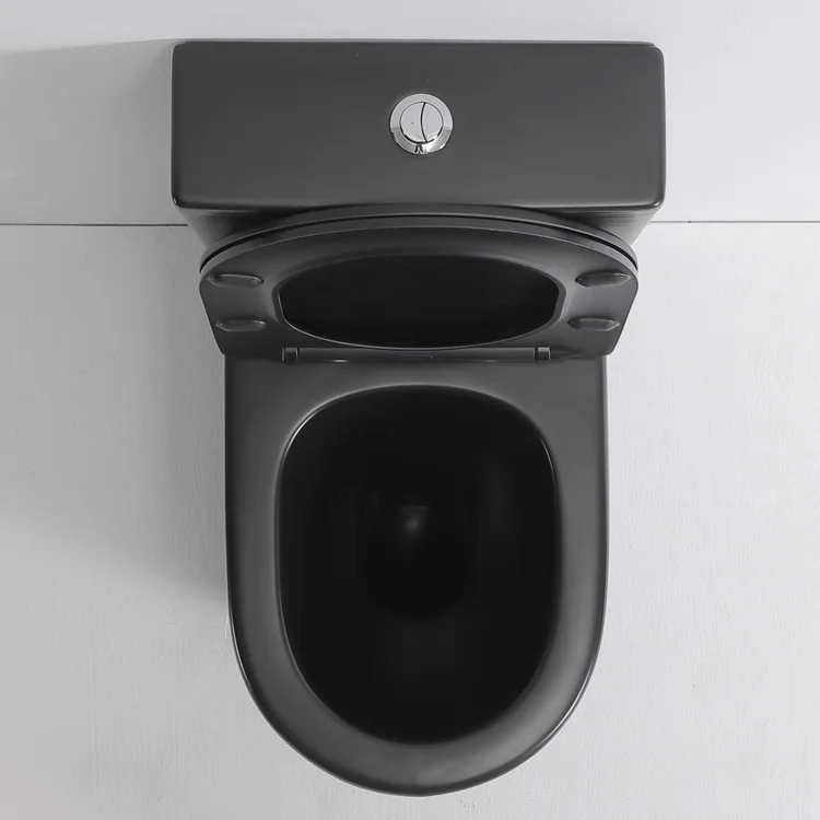 Bathroom two-piece standing WC Rimless design toilet set with Watermark certificate