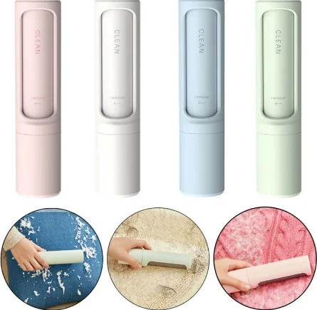 Reusable Washable Manual Lint Sticking Rollers Sticky Picker Sets Cleaner Lint Roller Pets Hair Remover Brush dog cleaning tool