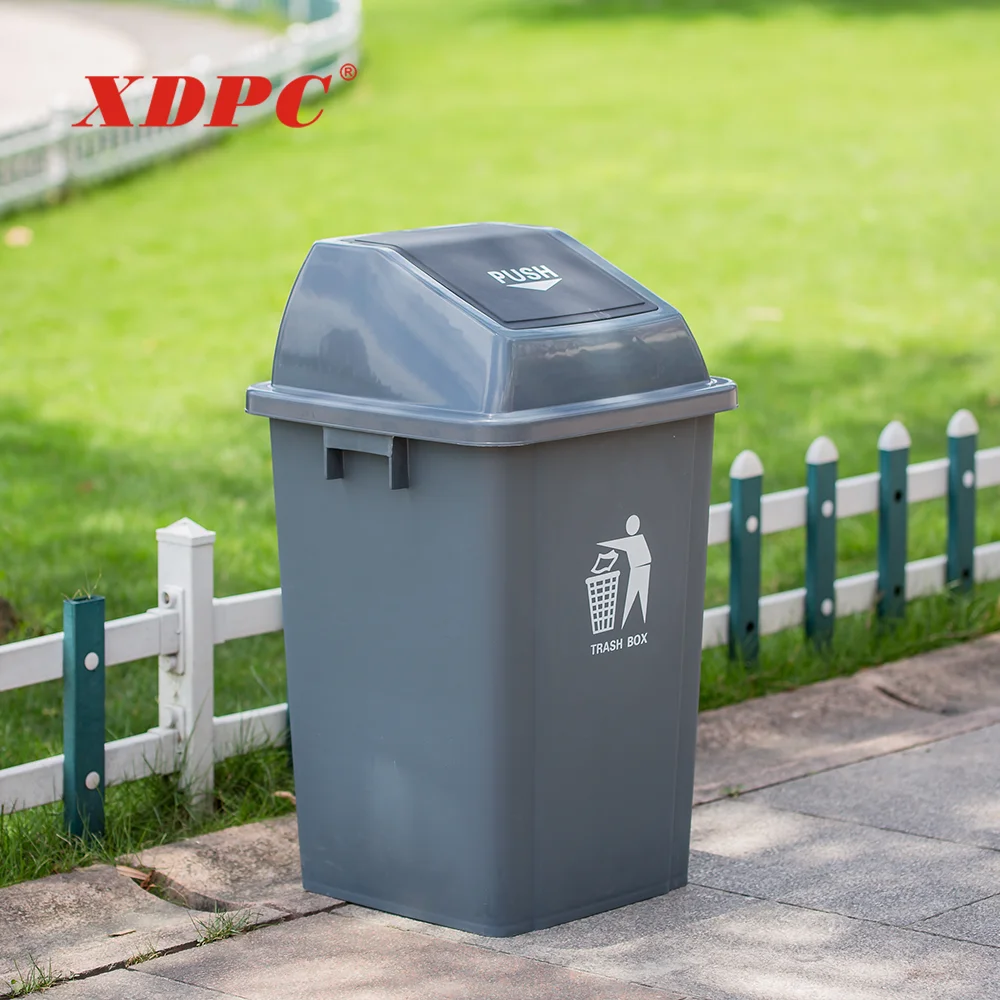 Modern 100 l plastic garbage container bin trash can