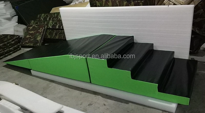 Gymnastics Folding Wedge Mat Hand Stand Walk Ramp With Stairs rampa gimnasia