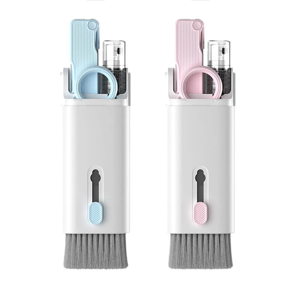 7-in-1 Electronics Cleaner Kit Computer Keyboard Earphone Dust Cleaning Brush Tool for Earbud Cell Phone Laptop Camera