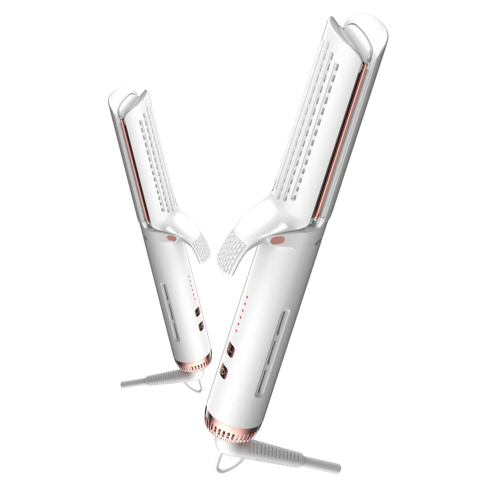 Hair Straightener and Curler 2 in 1 Curling Iron 360 Airflow Styler Professional Flat Iron with Tourmaline Ceramic Straightening