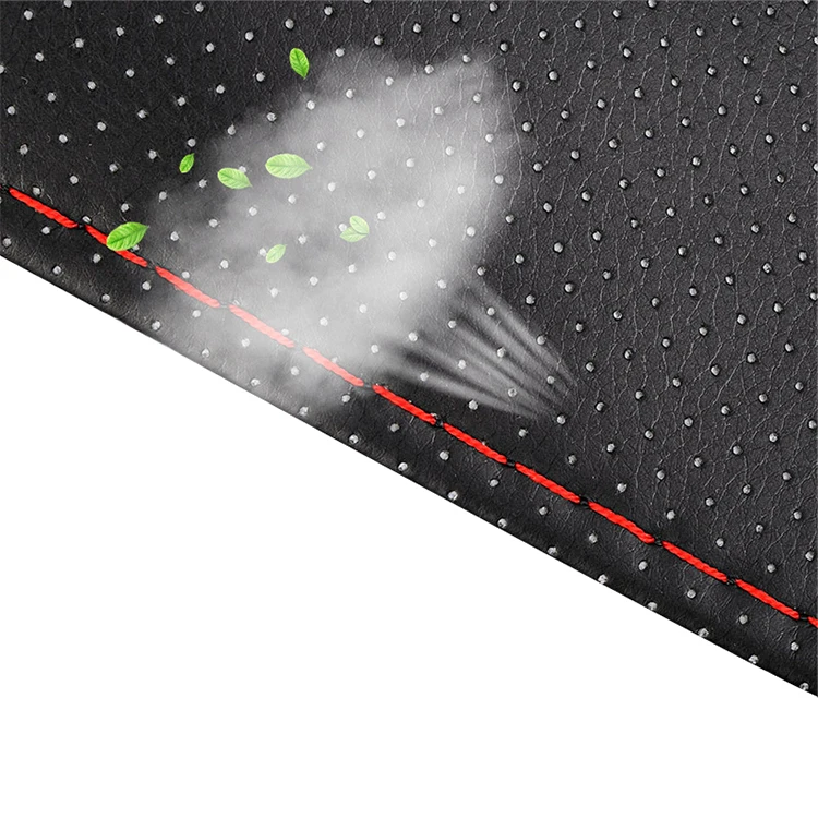 Factory Price Manufacturer Supplier Car accessories Steering Wheel Cover Hand Sewing Leather Steering Wheel Cover