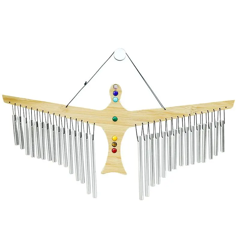 amazon best sales angelic zenergy chimes zen energy hand bells for spiritual healing OM Yoga  Gemstone seven chakra healing sets