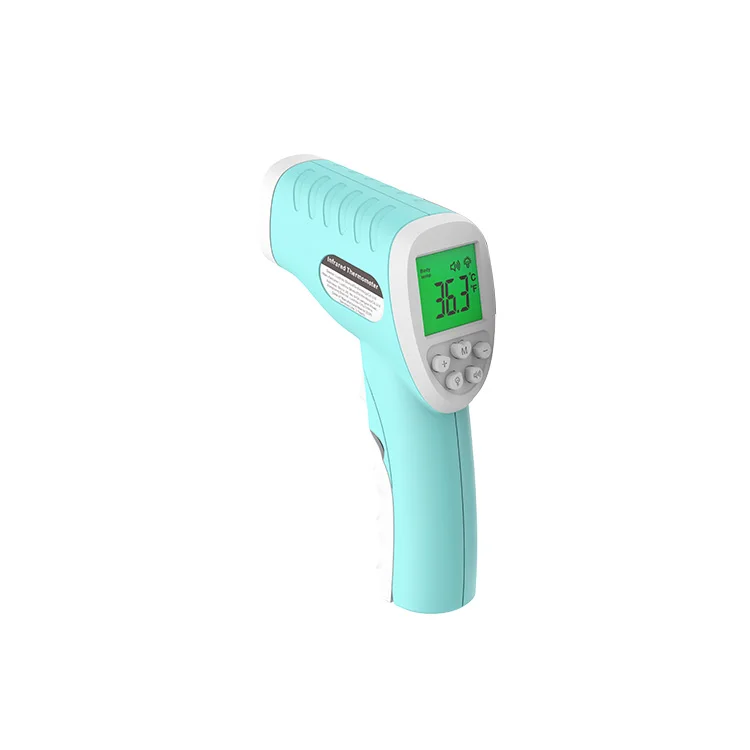 CLOC Medical No Contact Lcd Display Baby Three Color Digital Infrared Forehead Thermometer