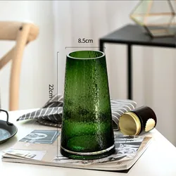 Decoration vases flower wedding decoration colored mini glass bottle vases for flower decoration