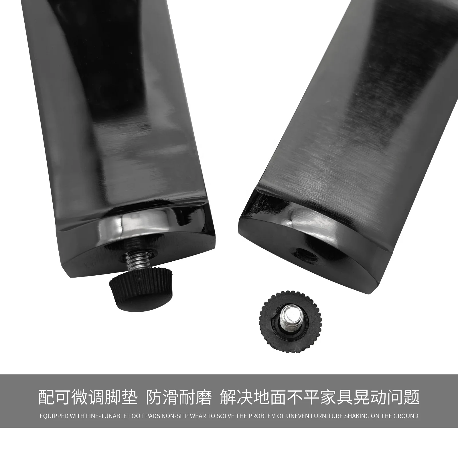 Aluminum Alloy Thickened Legs Accessories Hardware Support Bathroom Coffee Table Solid Angled Bed Cabinet Sofa Furniture Legs