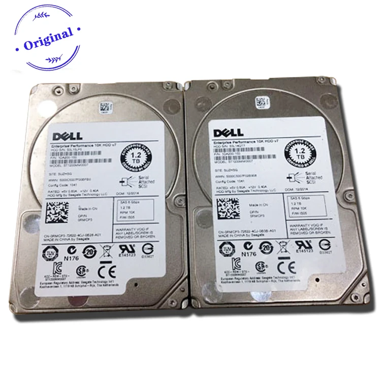 Original Internal Disk SAS 2.5inch 10k 1.2tb Hard Drives Server HDD