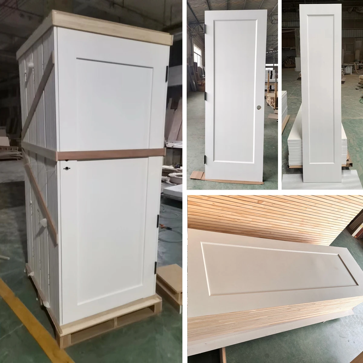 Composite internal room mdf interior doors modern american bedroom entry wooden door
