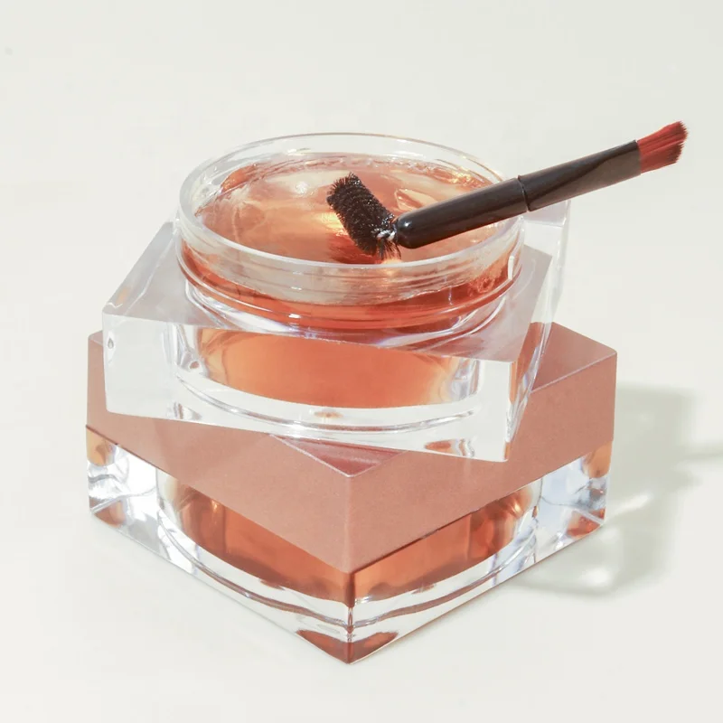 Wholesale Pure Natural Nourishing Color Brow Gel With Brush High Pigment Long Lasting Styling Eyebrow Gel Clear