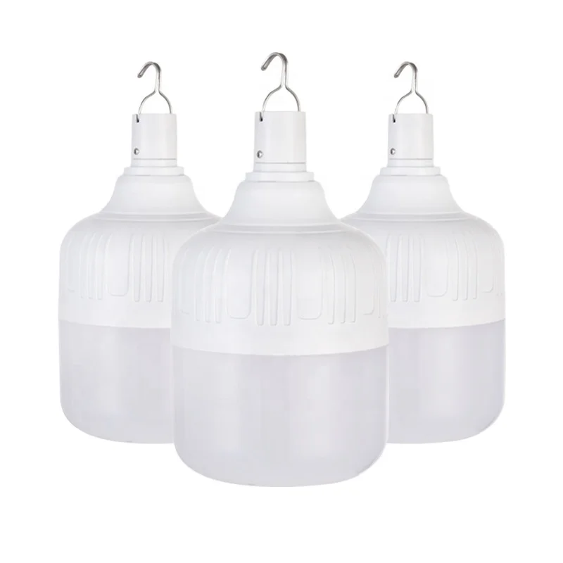 10W 15W 20W 30W 50W material PP T bulb 5V camping rechargeable emergency lamp led bulb light