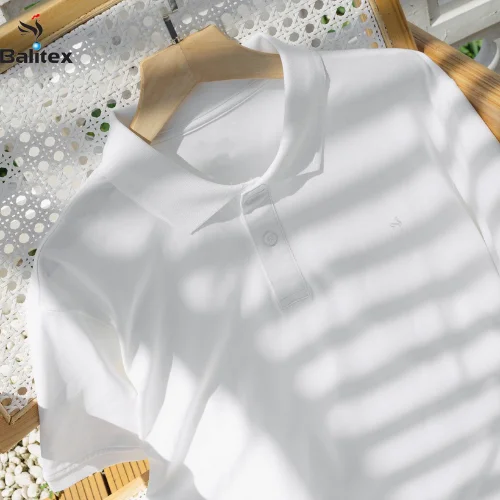 Top Choice Cotton Polo Shirt Quick Dry Outdoor Sport Printed Logo Plastic Bag Packing Vietnamese Supplier Factory