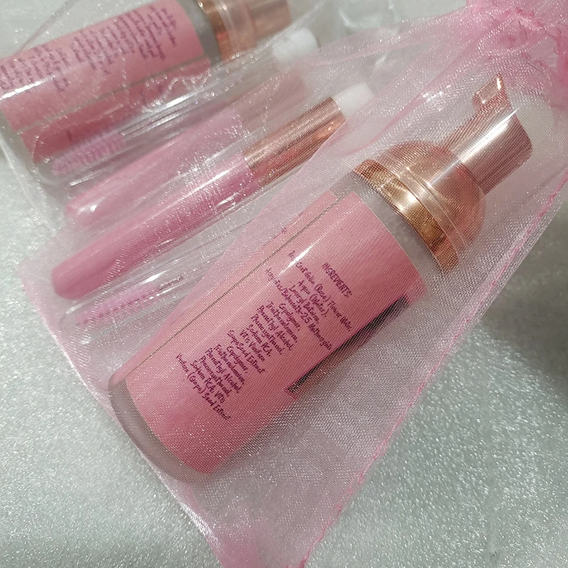high quality mink lash shampoo cleaner custom label eyelash shampoo brush and lash shampoo