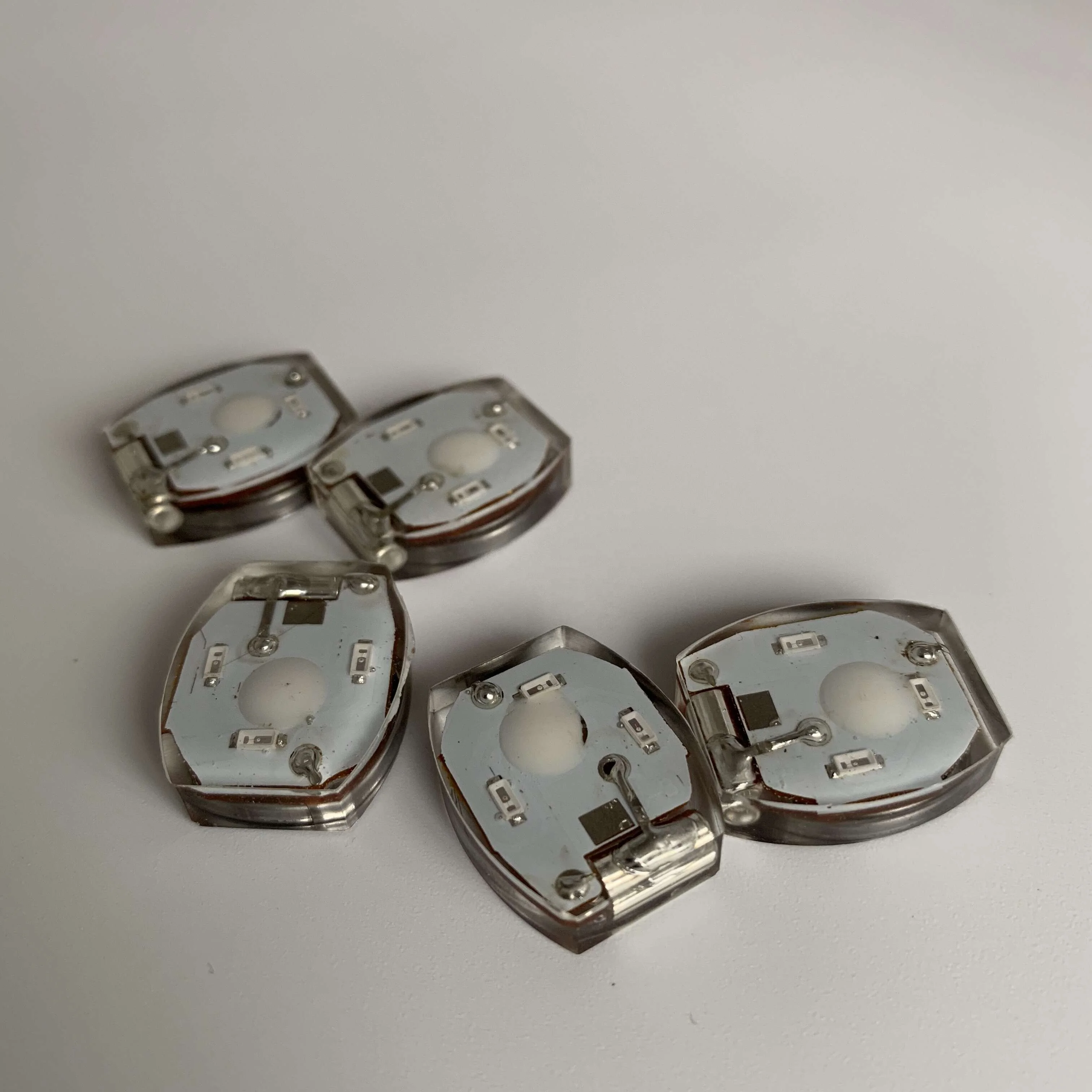 factory price shoe parts colorful waterproof flashing led shoe box light