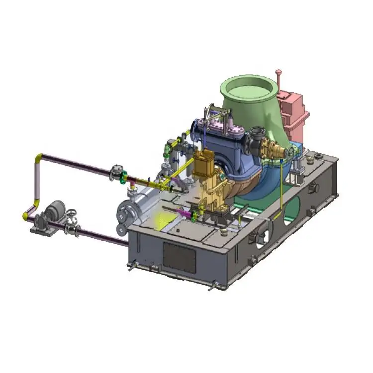 1000KW Industrial Tubine Generator Set Condensing Steam Turbine Vertical Wind Turbine/ Permanent Magnet Alternator