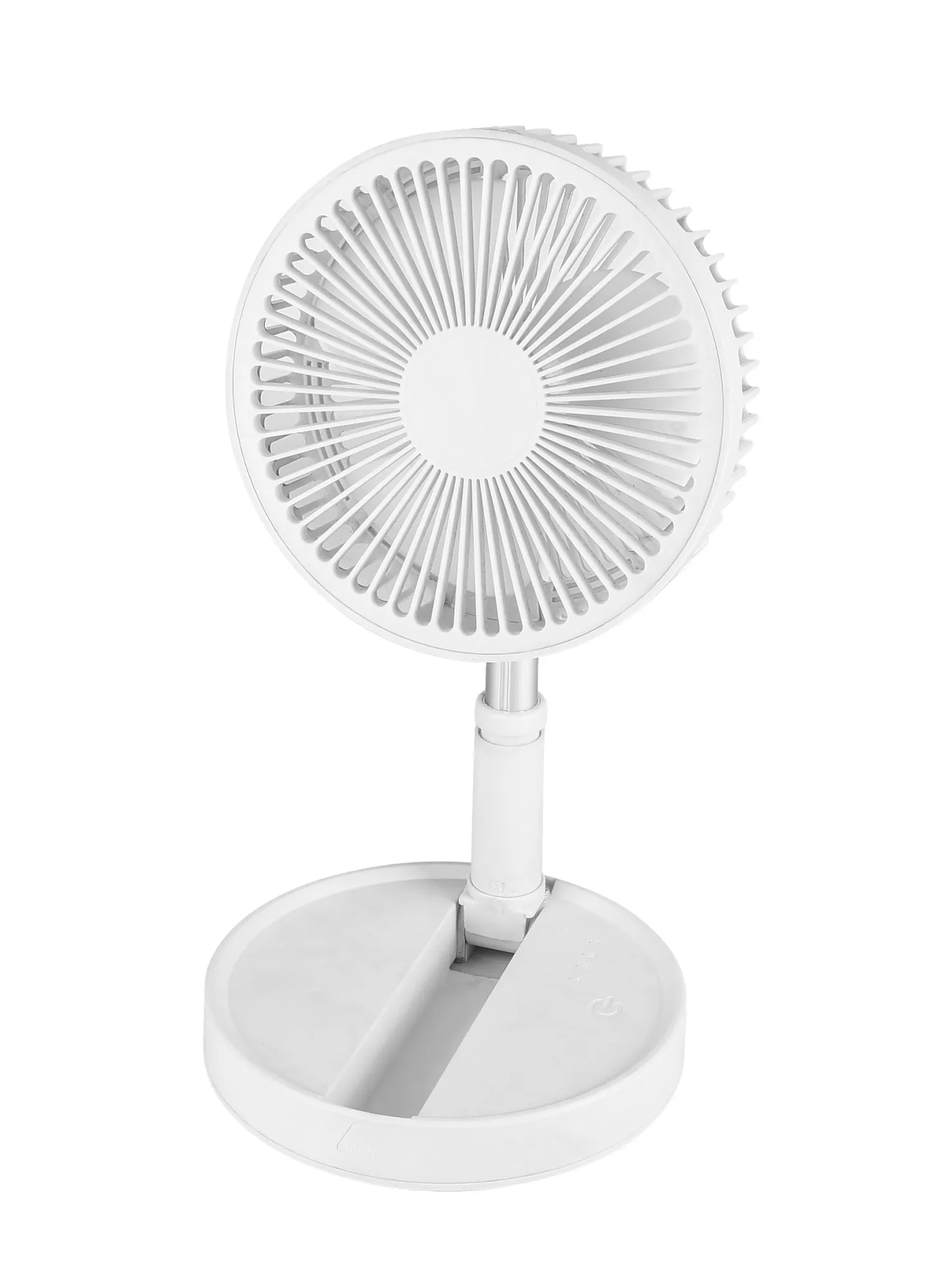 USB Desk Floding Portable Fan with 7200mAh Rechargeable Battery