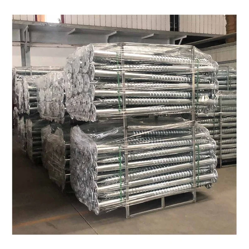 60mm / 76mm / 89 mm / Customized pipe diameter Q235 carbon steel helical pile foundation