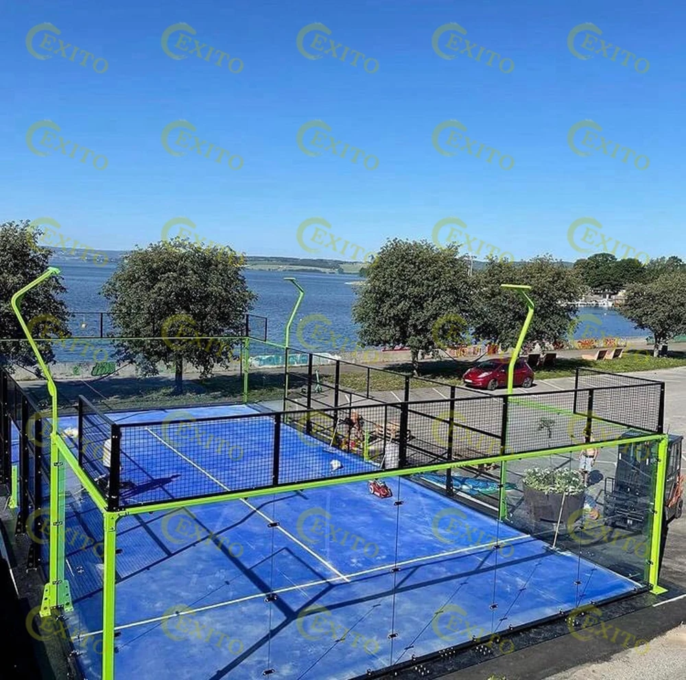 2022 Wholesale Large Quantity Factory Price Outdoor Panoramic Padel Tennis Court Paddle Tennis