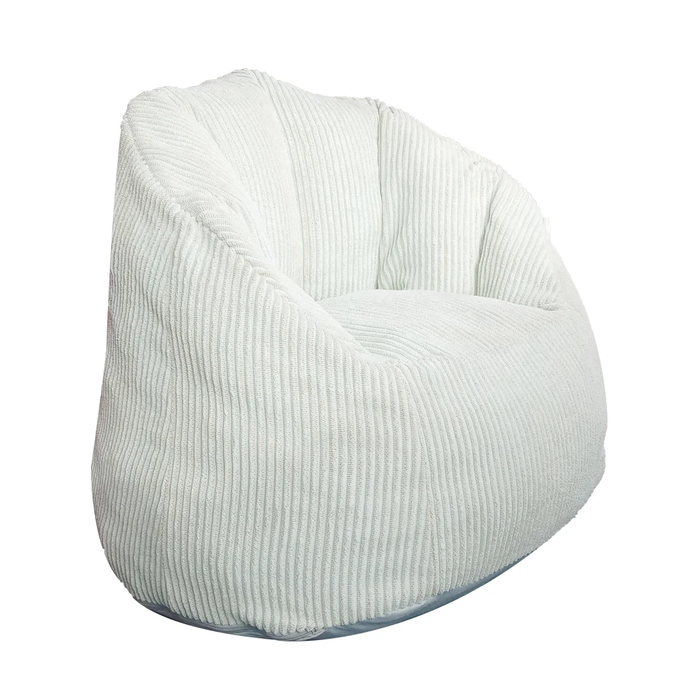 Living Room Furniture New Design Pumpkin Beanbag Chair Soft Pure And Fresh Velvet foam sofa sack