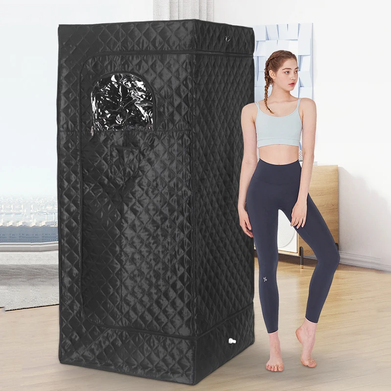 Portable Sweat Steam Sauna Tent Full Body Personal Home Spa Lightweight Foldable Steam Room for Detox Therapy With Smart Steamer